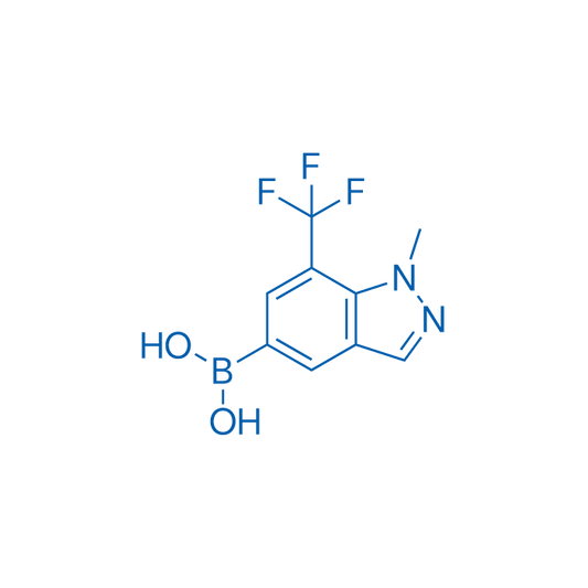(1-Methyl-7-(trifluoromethyl)-1H-indazol-5-yl)boronic acid 250mg
