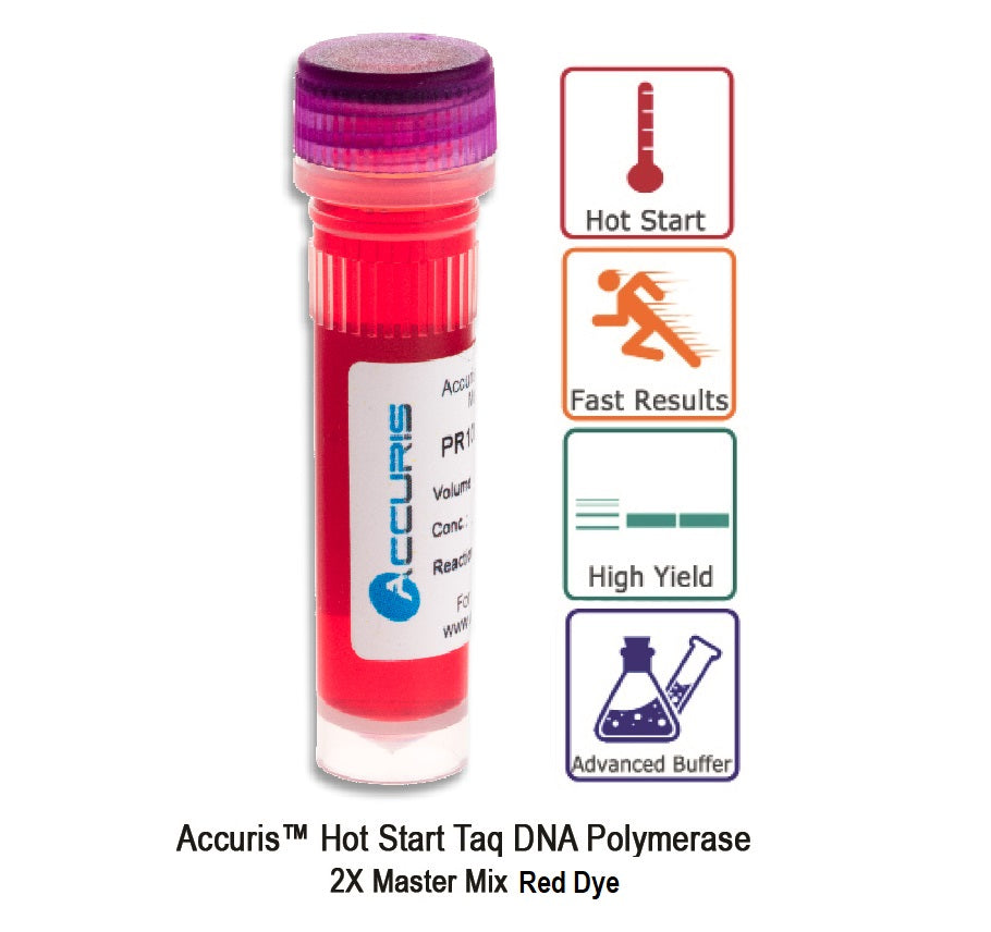 Accuris Hot Start Taq Master Mix Red Dye, 2X conc., 200 reactions