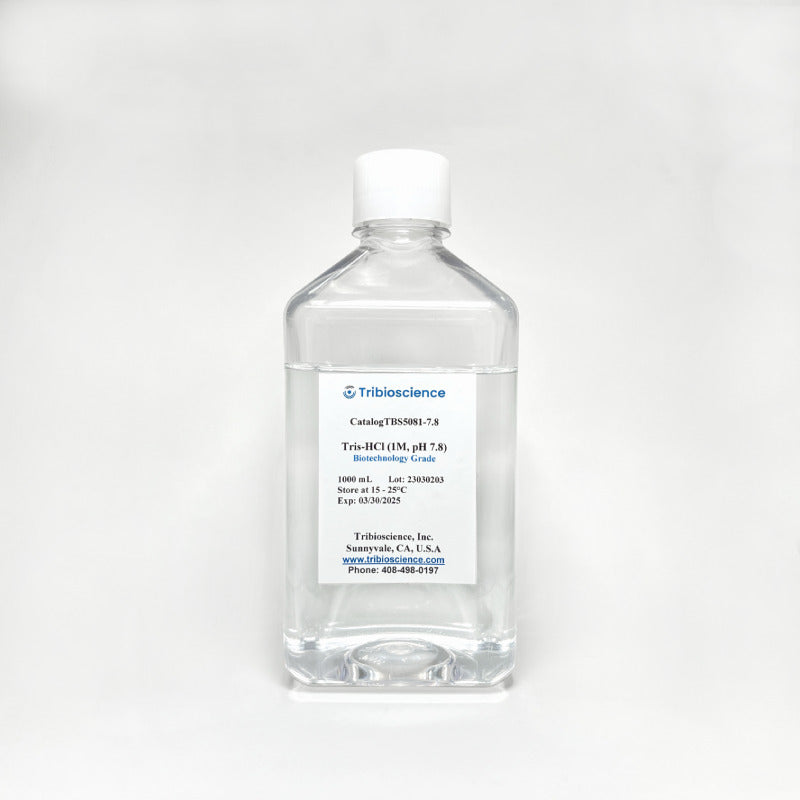 1M Tris-HCl (pH 7.0, 7.2, 7.4, 7.5, 7.8, 8.0)