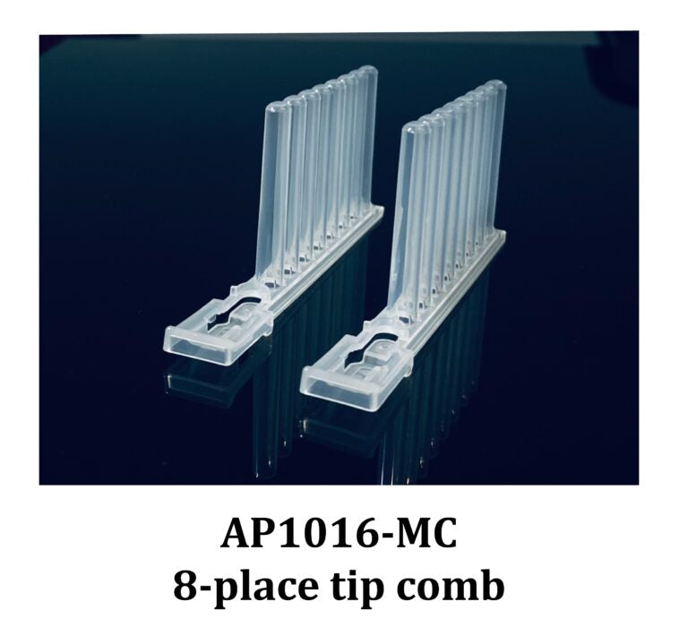 8-place magnetic tip comb for IsoPure Mini, cs 50
