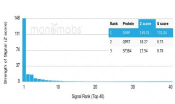 Analysis of a HuProt(TM) microarray containing more than 19,000 full-length human proteins using GFA