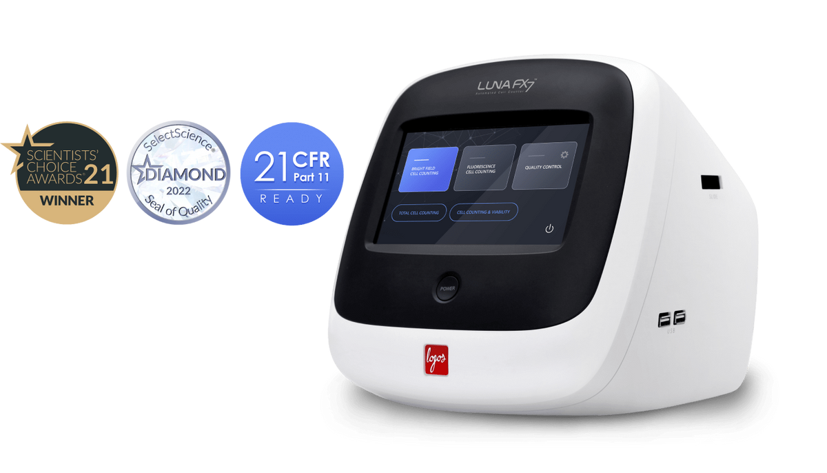 Logos Biosystems LUNA-FX7 automated cell counter
