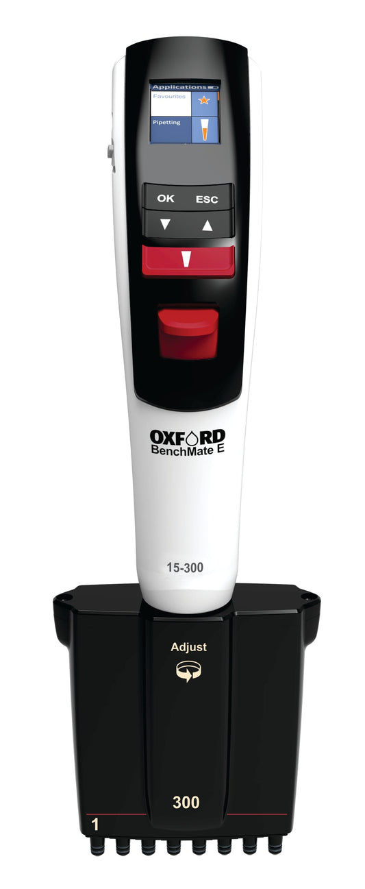 Oxford BenchMate Electronic Pipette, 8-channel, 0.5-10 µl