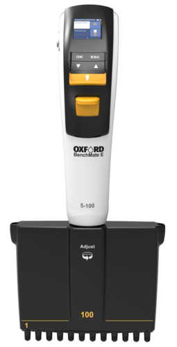 Oxford BenchMate Electronic Pipette, 12-channel, 0.5-10 µl